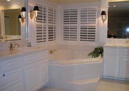 bathroom remodel with corner tub | Bay Easy Construction, Hayward, CA